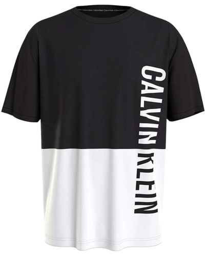 Calvin Klein T-Shirt Block - Schwarz