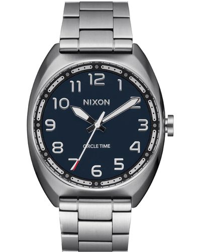 Nixon Analog Japanese Quartz Watch With Stainless Steel Strap A1401-5141-00 - Metallic