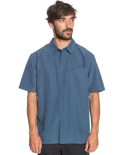Quiksilver Centinela 4 Gewebt Hemd mit Button-Down-Kragen - Blau