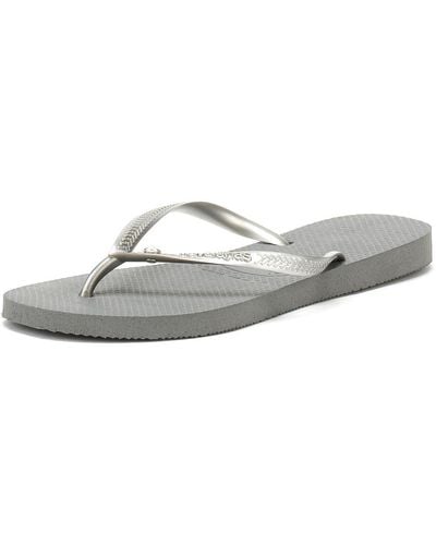 Havaianas Slim Crystal Glamour Swarovski Flip flops - Grau