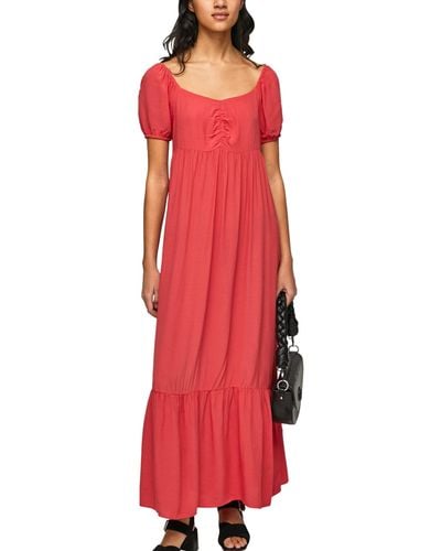 Pepe Jeans Bernardette Kleid - Rot