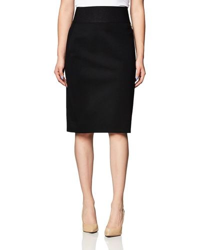 Calvin Klein Skirt (regular And Plus Sizes) - Black