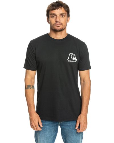 Quiksilver T-Shirt for - T-Shirt - Männer - L - Schwarz