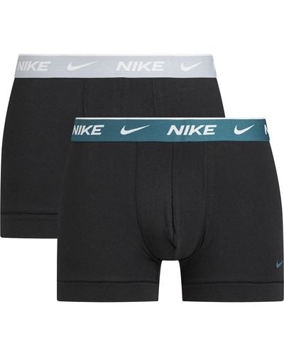 Nike 0000ke1085 Boxer 2 Units Xl - Zwart