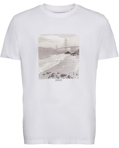 Esprit 043ee2k350 T-shirt - White