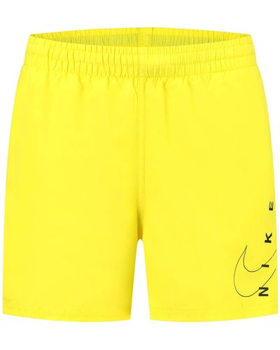 Nike 5 Volley Short Badeshorts für - Gelb
