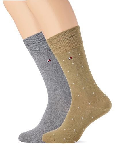 Tommy Hilfiger Mens Dot Classic Sock - Multicolor