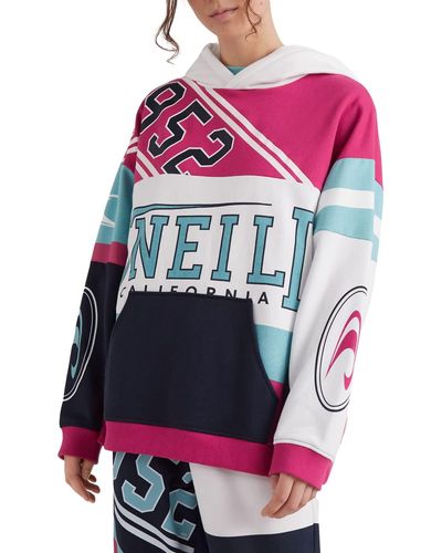 O'neill Sportswear Collegiate Progressive Hoodie Sweatshirt - Pink