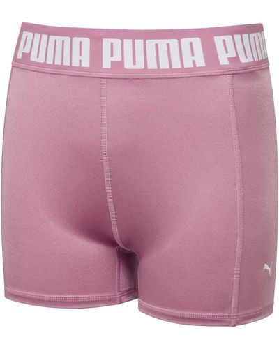 PUMA Strong Metallic 3 Inch Tight Shorts - Purple