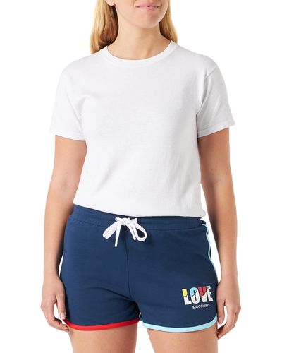 Love Moschino Hot Pants Casual Shorts - Weiß