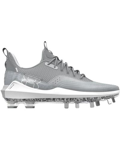 Under Armour Harper 7 Low St Metal Cleats - Grey