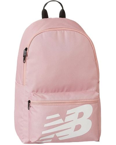 New Balance And Logo Round Backpack - Pink