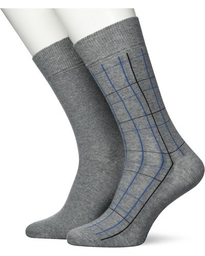 Hudson Jeans Traffic 2-pack Soh Knit Socks - Grey