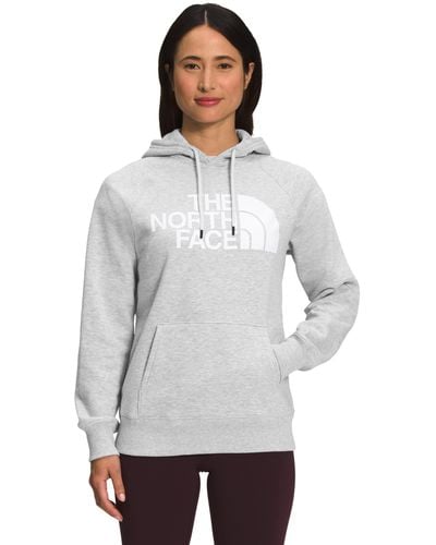 The North Face Half Dome Pullover Hoodie Sweatshirt - White