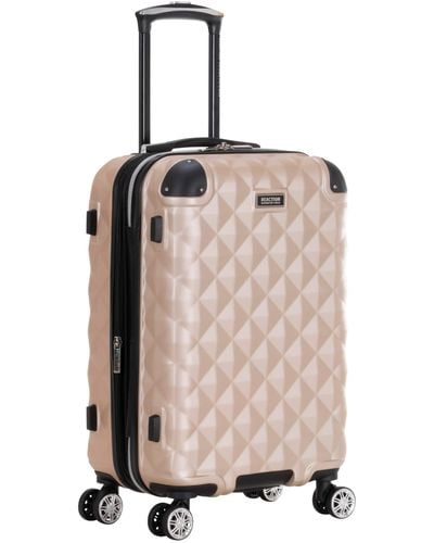 Kenneth Cole Reaction Diamond Tower Luggage Collection Lightweight Hardside Expandable 8-wheel Spinner Travel Suitcase - Pink