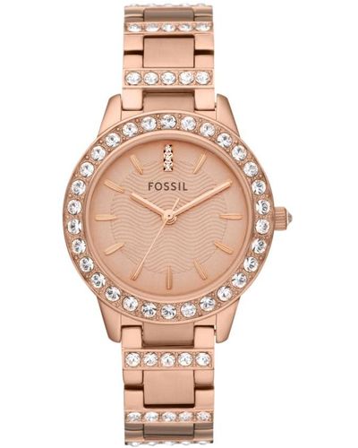 Fossil S Jesse Stainless Steel Strap Es3020 - Pink
