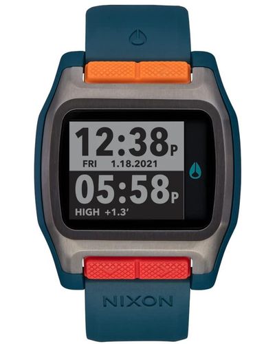 Nixon Digital Japanisches Automatikwerk Uhr mit Kunststoff Armband A1308-5070-00 - Mehrfarbig