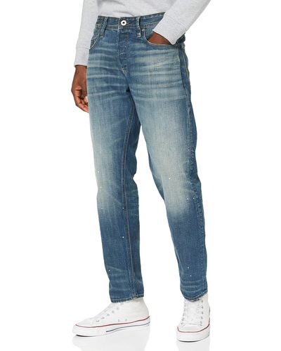 G-Star RAW Alum Relaxed Tapered Jeans - Blu