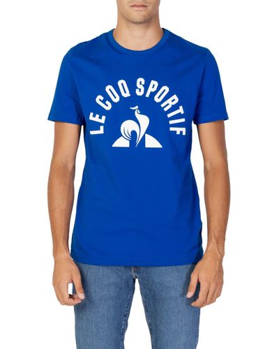 Le Coq Sportif Bat Tee Ss Nr. 2 M ROA T-Shirt - Blau