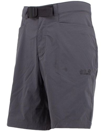 Jack Wolfskin Activate Light Hiking Shorts Kurze Hose grau 1505931-6116 50 - Blau