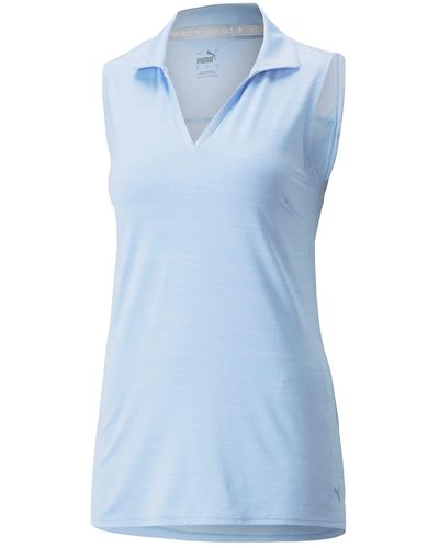 PUMA Golf Cloudspun Coast Polo Golf Shirt in Blau | Lyst DE