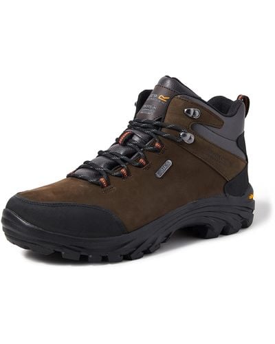 Regatta Burrell Leather High Rise Hiking Boots - Multicolour