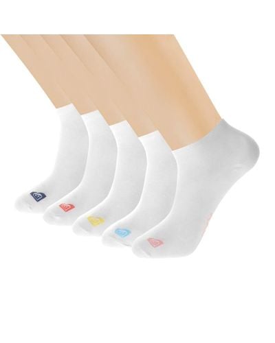 Roxy Low Cut Socks Chaussettes Courtes - Blanc