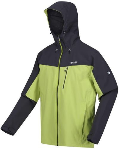 Regatta Regenjacke Birchdale Green Algae/Grey - M - Grün