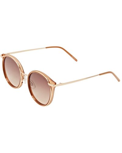 Esprit Sonnenbrille mit runder Fassung und Farbverlauf - Weiß