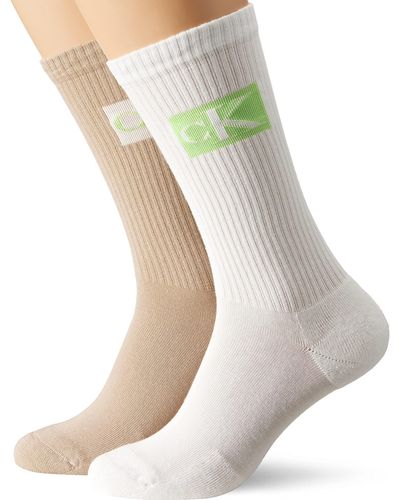 Calvin Klein Badge Sock Calcetines - Neutro