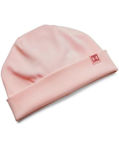 Under Armour Storm Fleece Beanie Mütze für kaltes Wetter - Pink