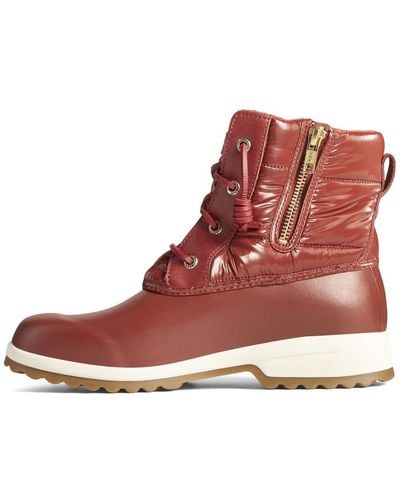 Sperry Top-Sider Maritime Repel Snow Boot - Red