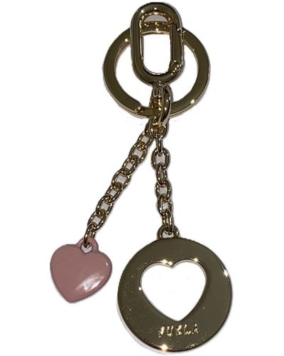 Furla Portachiavi crystal charm cuore WR00543 MT0000 2733S gold+ alba - Nero