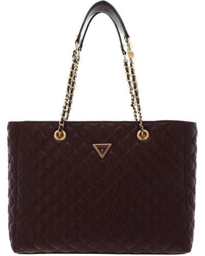 Guess Giully Tote Burgundy - Purple