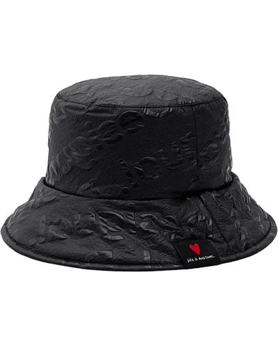 Desigual Hat_logo 2000 Black Kit d accessoires hiver - Noir
