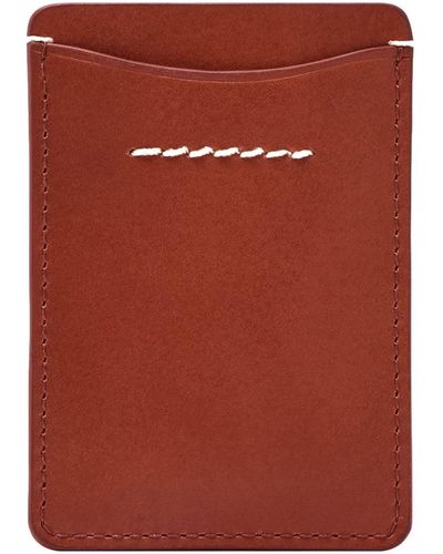 Fossil Westover Card Case Cinnamon - Rouge