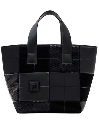 Desigual Accessories Pu Shopping Bag - Black