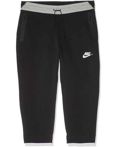 Nike Tech Fleece joggingbroek Voor - Zwart