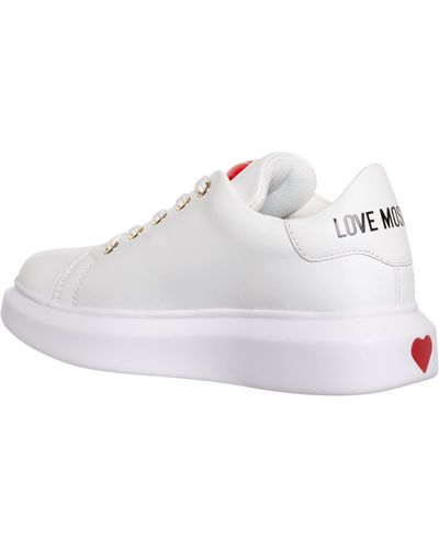 Love Moschino , JA15204G1FIA0, Sneaker Donna , Bianco, 35 EU - Multicolore