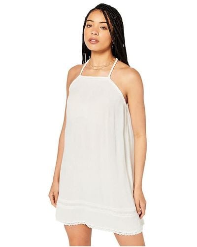 Superdry S Vintage Beach CAMI Dress Lässiges Kleid - Weiß