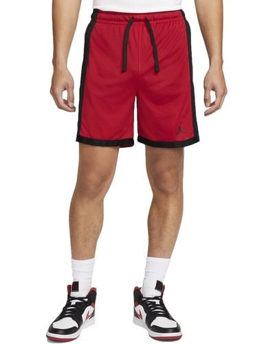 Nike J Dri Fit Sprt Mesh Shorts Voor - Rood
