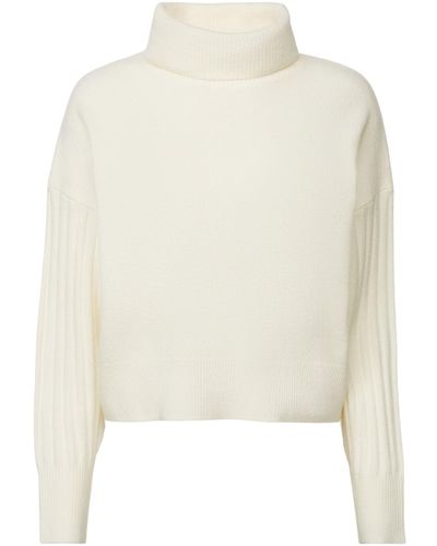 Esprit 093cc1i305 Sweater - Blanc
