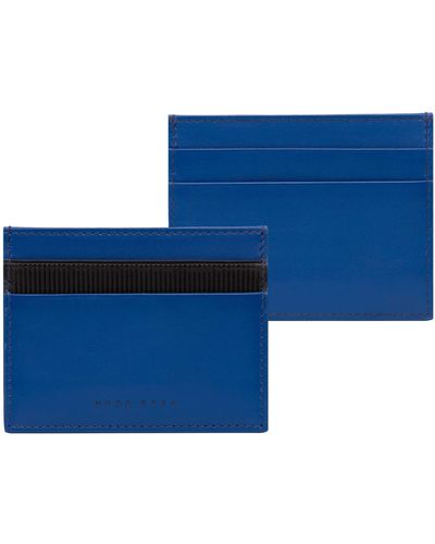 BOSS Credit Card Holder Matrix Blue - Blauw