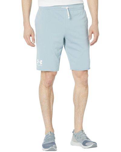 Under Armour Rival Terry Shorts - Blue