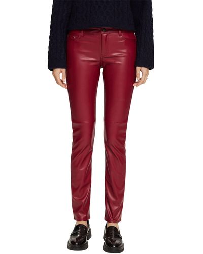 Esprit 112cc1b313 Pantalones - Rojo