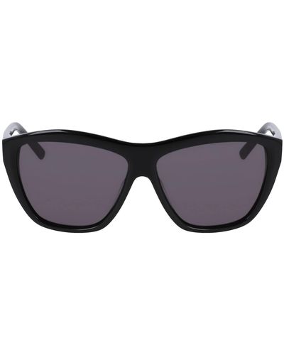 DKNY Dk544s Rectangular Sunglasses - Black