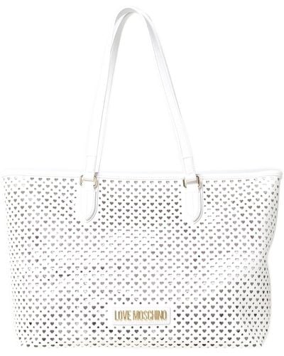 Love Moschino Jc4229pp0gkk0 Shopping Bag - White