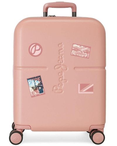 Pepe Jeans Chest Kabinenkoffer - Pink