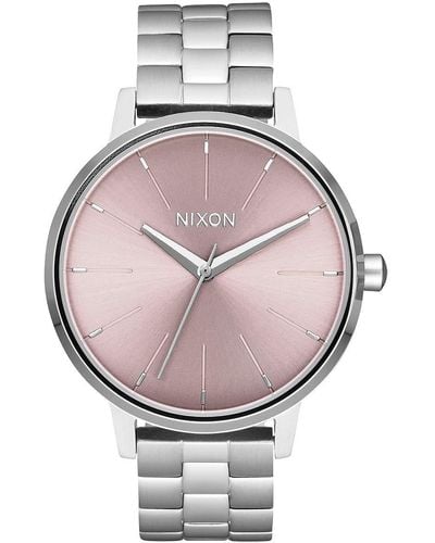 Nixon S Analogue Quartz Watch With Stainless Steel Strap A099-2878-00 - Pink