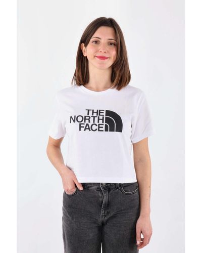 The North Face Tops > t-shirts - Bleu